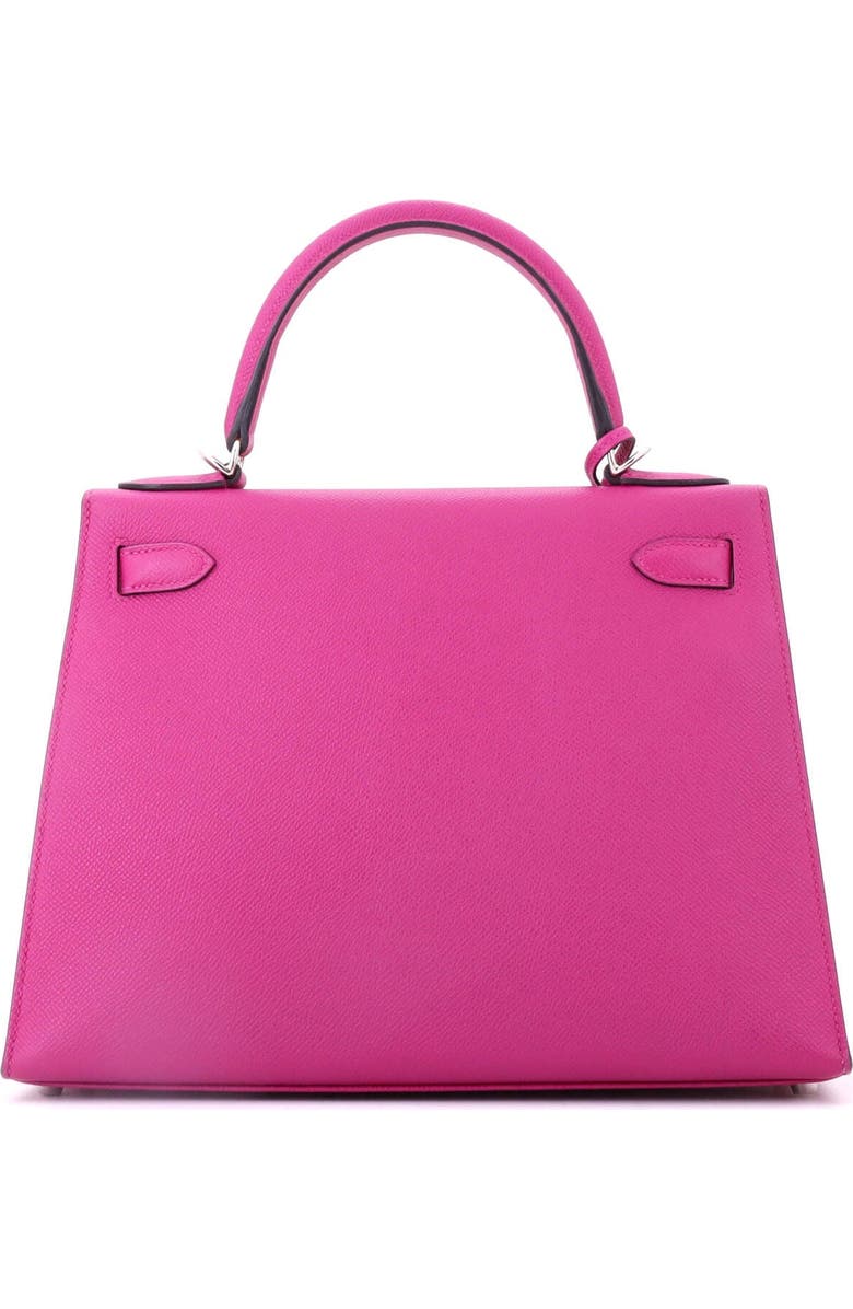 Pre-Owned Hermes Kelly Handbag Pink Epsom with Palladium Hardware 28, Alternate, color, Rose Pourpre