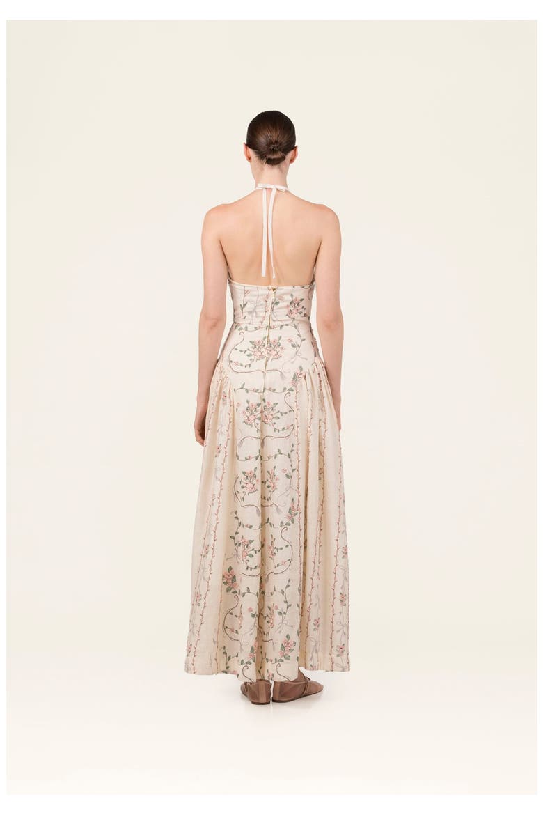 Balsa Navegante Midi Dress, Alternate, color, Ivory