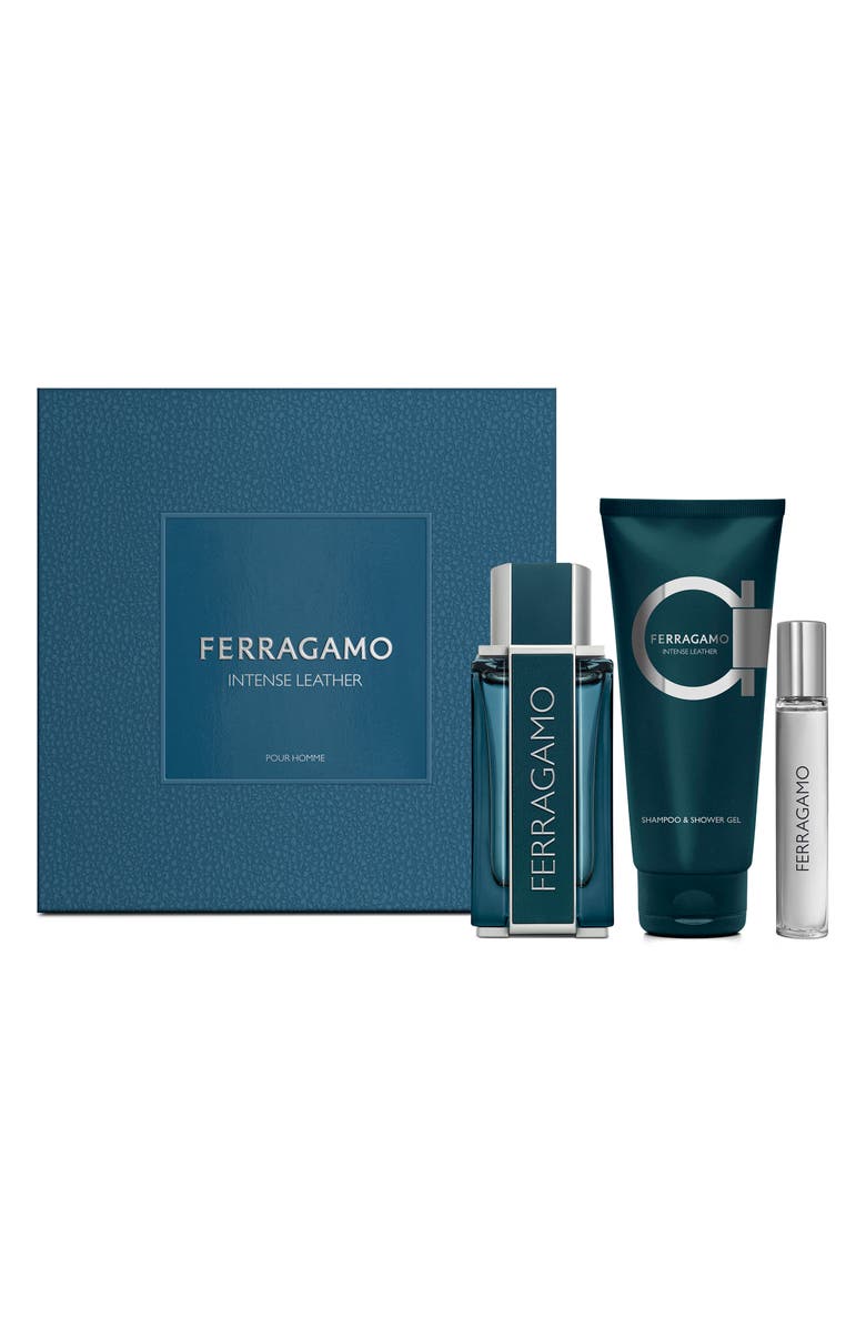 FERRAGAMO Itense Leather Eau de Parfum Gift Set (Limited Edition) $166 Value, Main, color, 