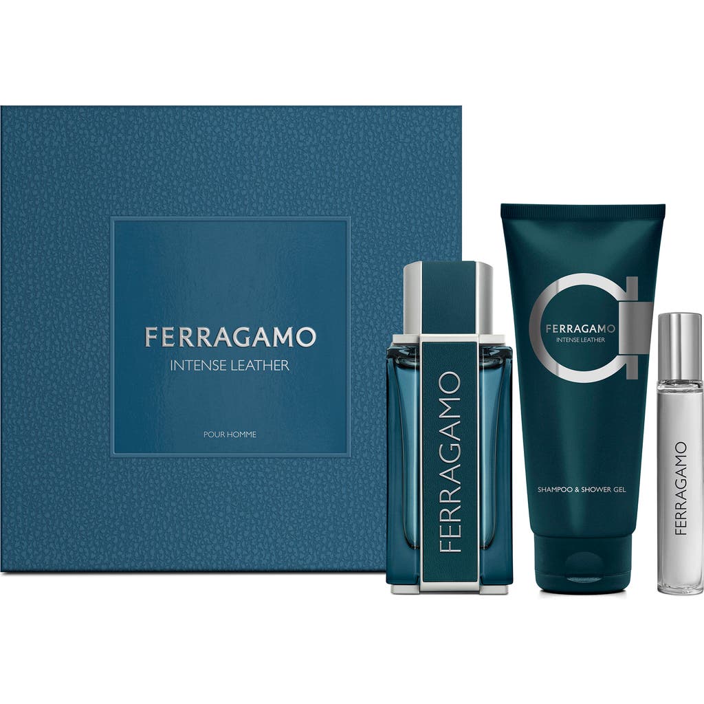 Ferragamo Itense Leather Eau De Parfum Gift Set (limited Edition) $166 Value In No Color