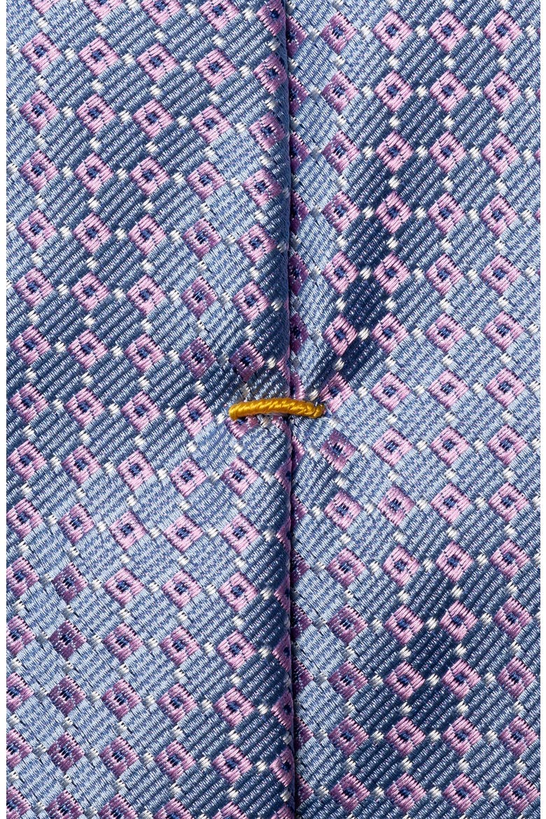 Neat Geometric Silk Tie, Alternate, color, LIGHT BLUE