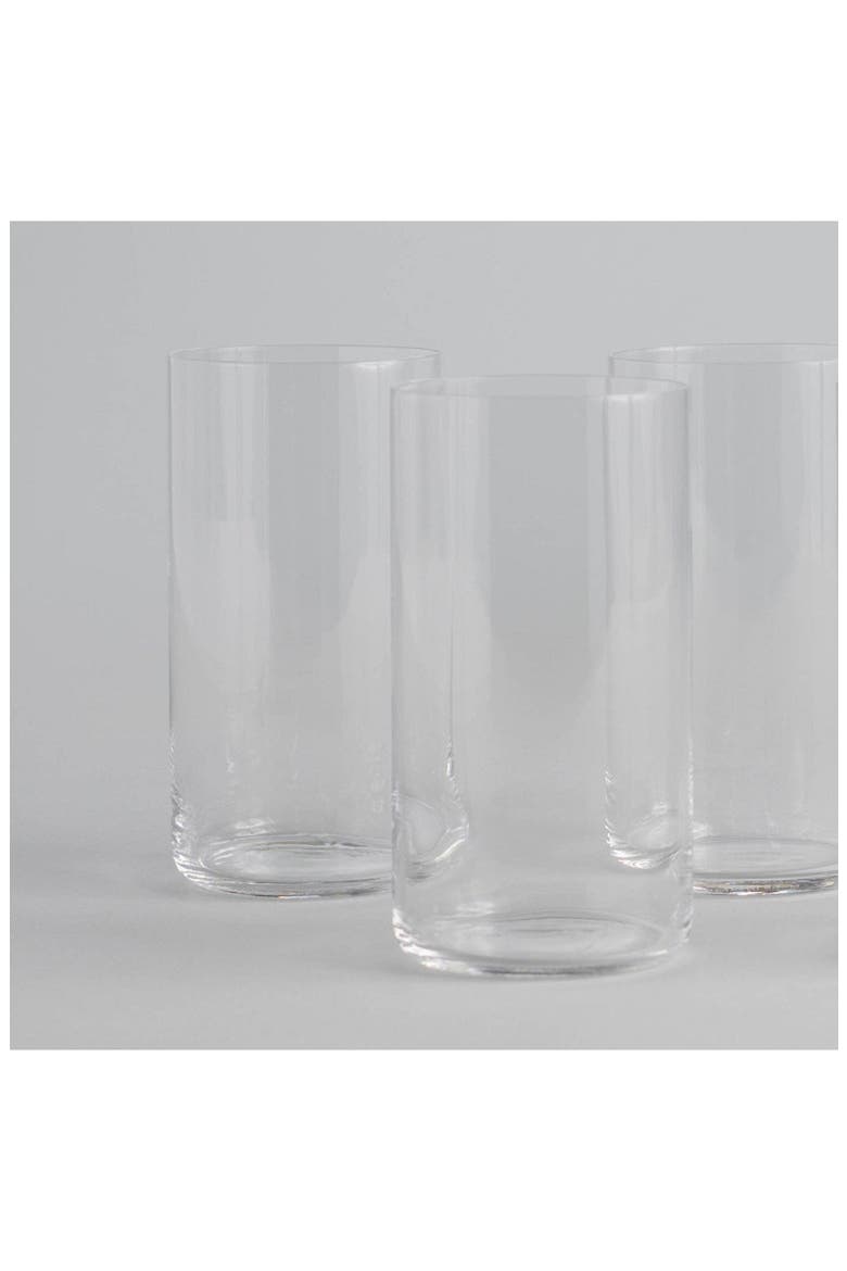 The Tall Set of 4 Glasses, Alternate, color, CLEAR