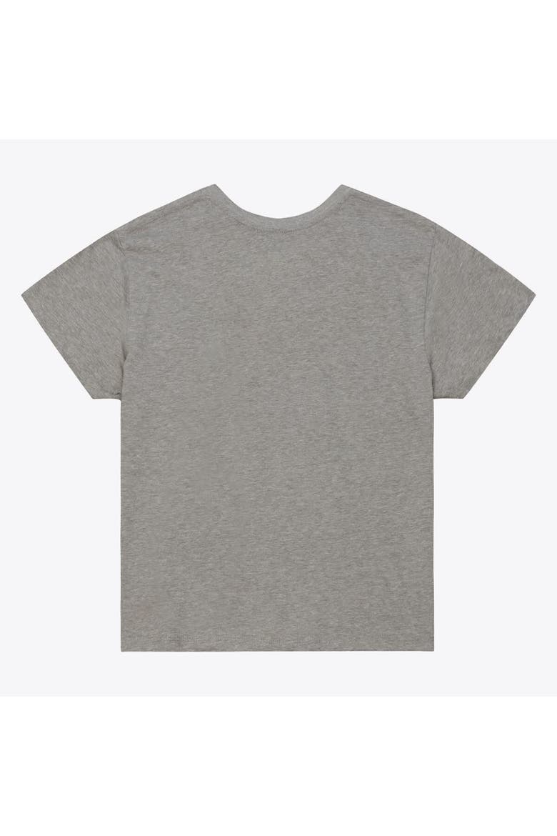 Men's Mitchell & Ness Heather Gray New York Knicks Vintage Wordmark Boxy T-Shirt, Alternate, color, Heather Gray
