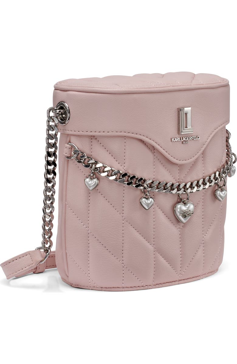 KARL LAGERFELD PARIS Lafayette Crossbody, Alternate, color, Lotus