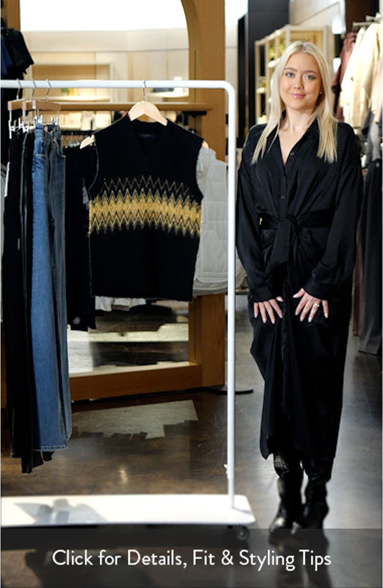 Clyde Fair Isle Sweater Vest, sales video thumbnail