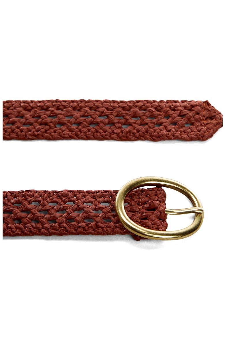 Woven Belt, Alternate, color, BURNT ORANGE
