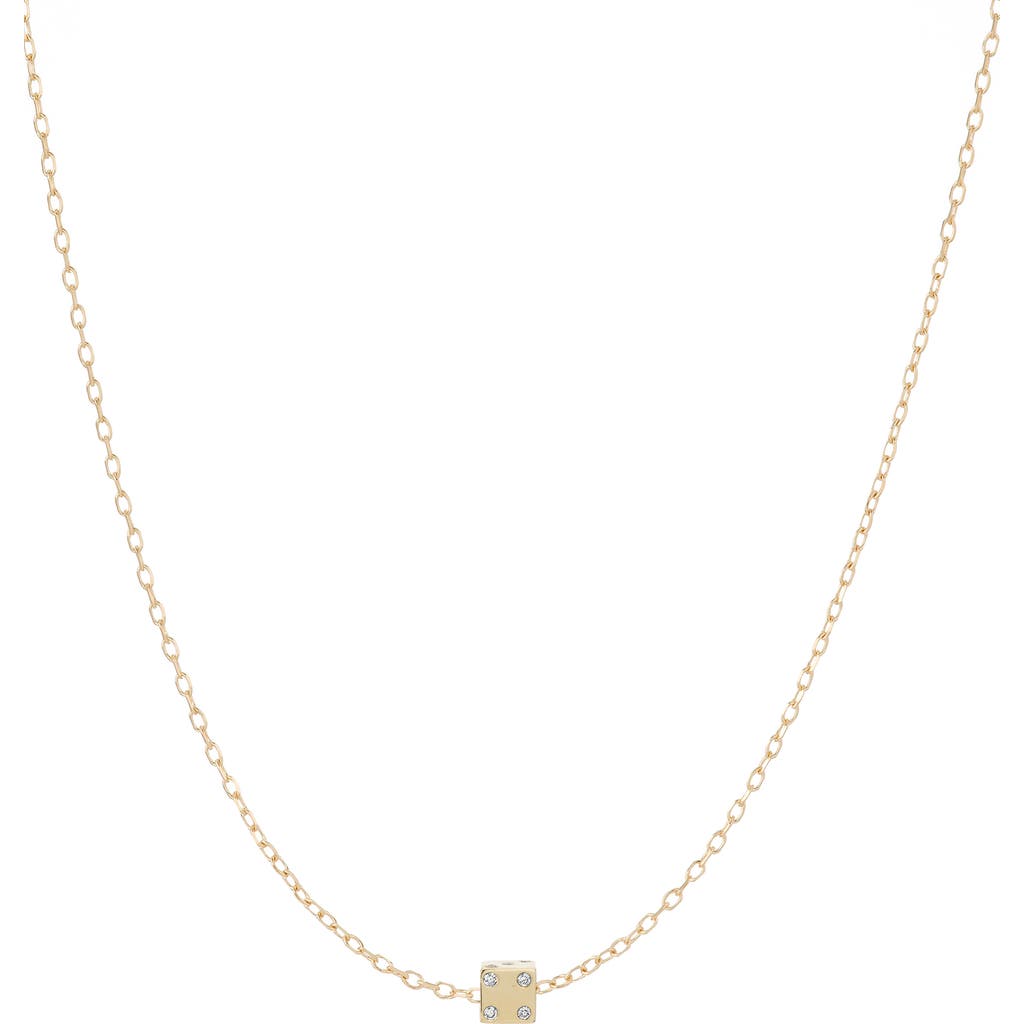 Adina Reyter Bead Party Diamond Dice Bead Necklace in Yellow  product