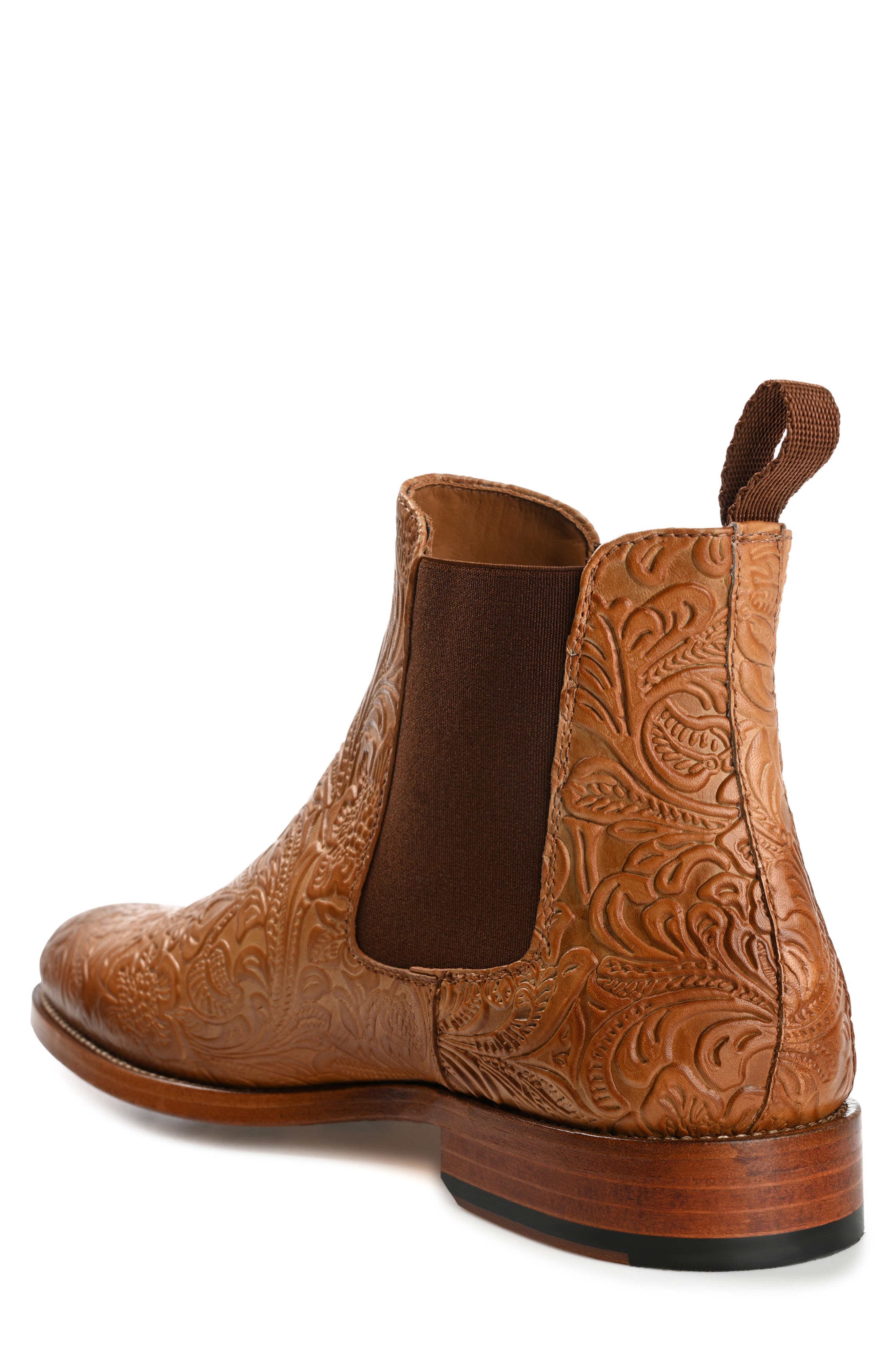 TAFT Jude Embossed Chelsea Boot, Alternate, color, 