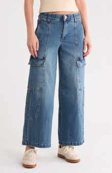 Wide Leg Cargo Jeans