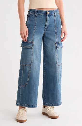 Wide Leg Cargo Jeans