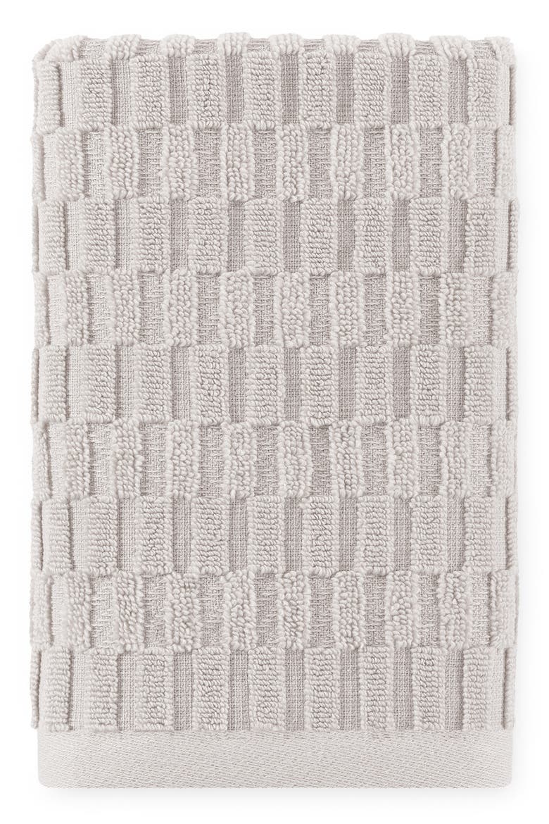 Metro Tile 4-Piece Bath & Hand Towel Set, Main, color, GREY