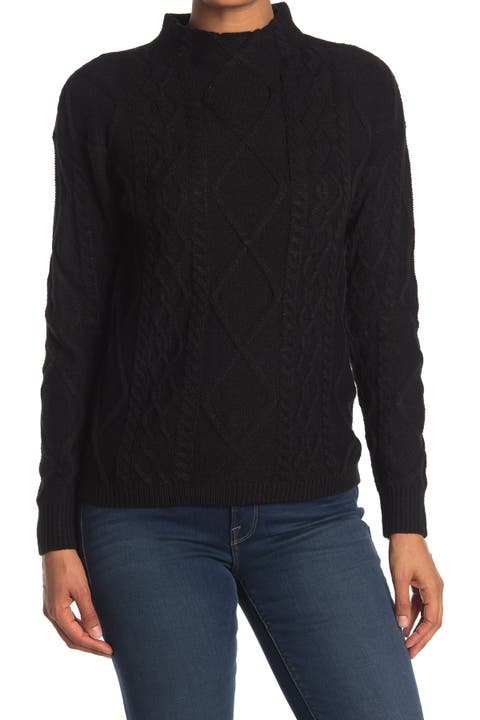 St. Moritz Textured Mock Neck Sweater