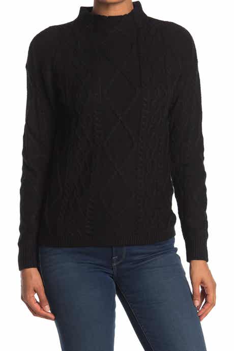 St. Moritz Textured Mock Neck Sweater