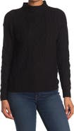 BY DESIGN St. Moritz Textured Mock Neck Sweater