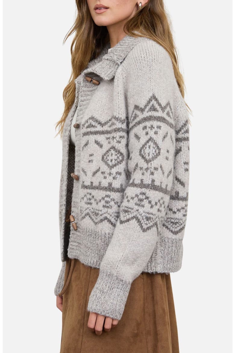 Toggle Cardigan, Alternate, color, LIGHT TAUPE