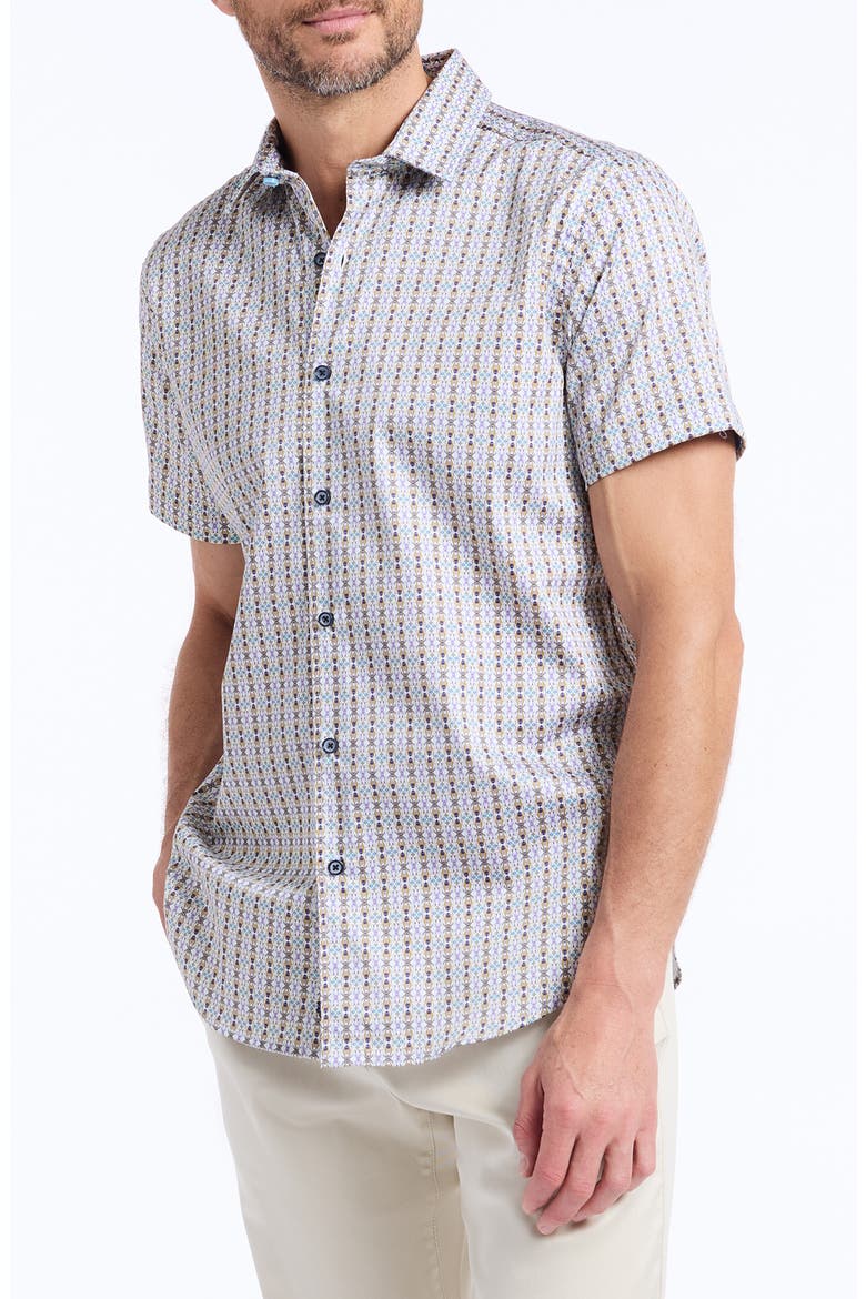 Abbotswell Print Woven Button-Up Shirt, Alternate, color, MULTI