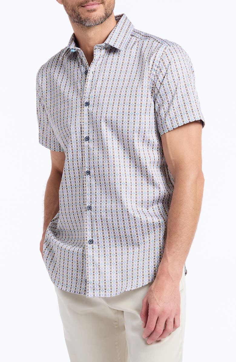 Robert Graham Abbotswell Print Woven Button-Up Shirt, Alternate, color, Multi