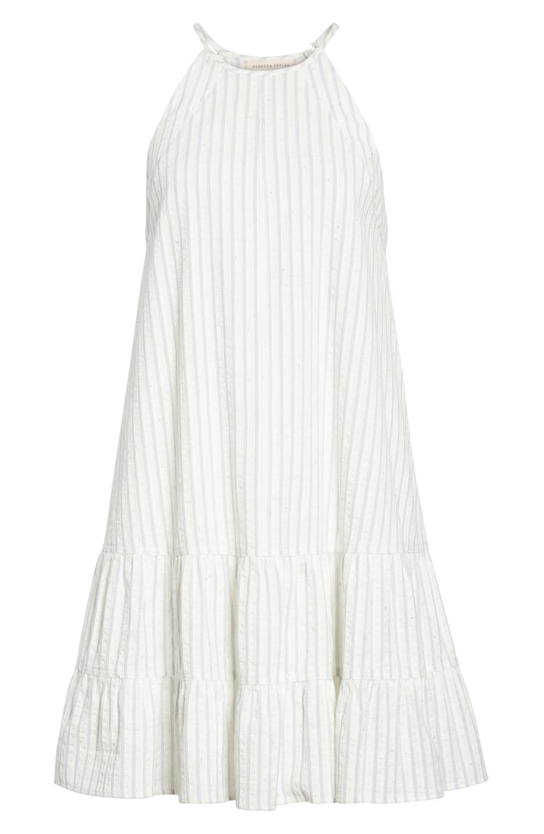 Rebecca Taylor Sleeveless Stripe Tank Dress, Alternate, color, 