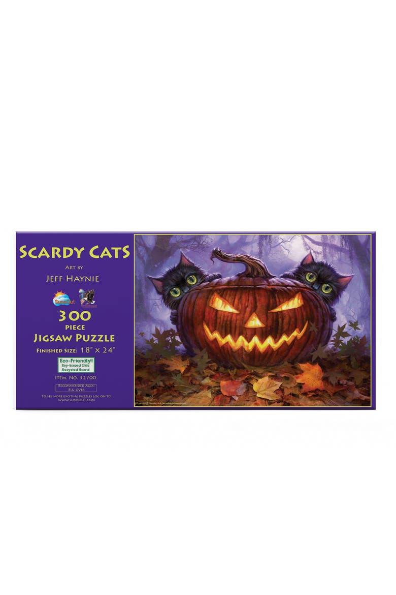 Scardy Cats 300 piece Jigsaw Puzzle for Adults, Alternate, color, Multicolor