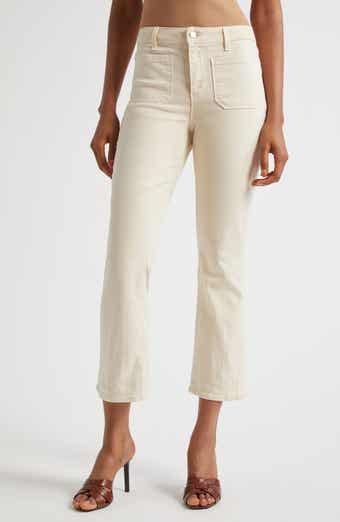 Noya High Waist Flare Ankle Jeans
