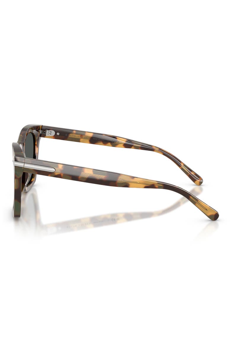 54mm Square Sunglasses, Alternate, color, SPOTTY HAVANA / GREY