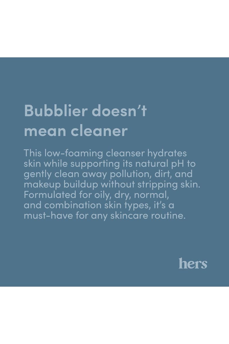 Clear Waters Hydrating Cleanser  Gentle, pH-Balancing, Squalane Face Wash with Hyaluronic Acid, Alternate, color, Blue