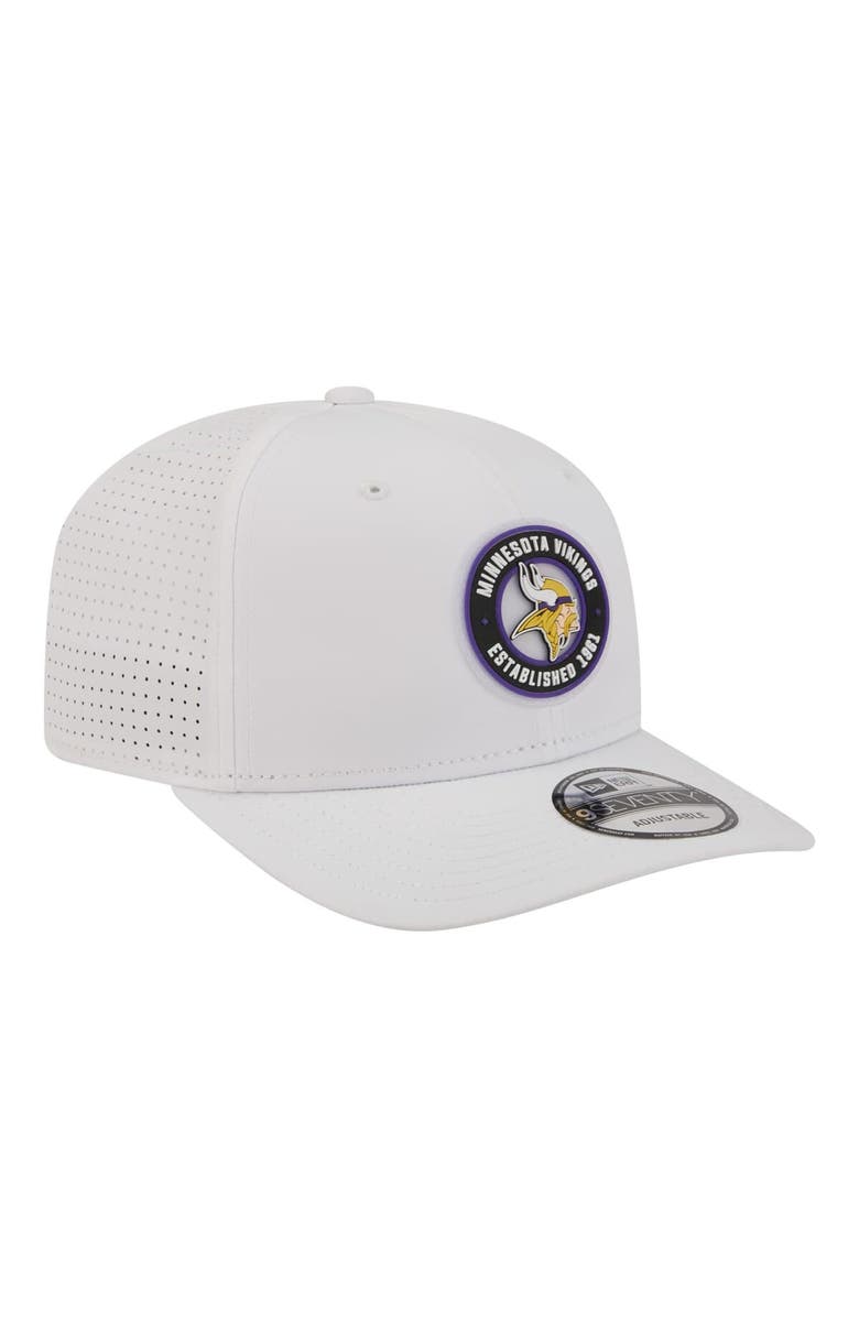 New Era Men's New Era White Minnesota Vikings COOLERA 9SEVENTY Adjustable Hat, Alternate, color, White