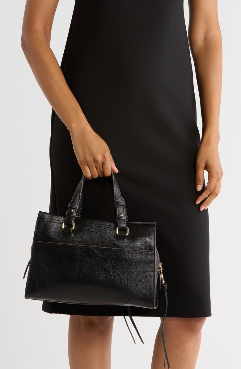 AIMEE Twyla Satchel Bag, Alternate, color, Black