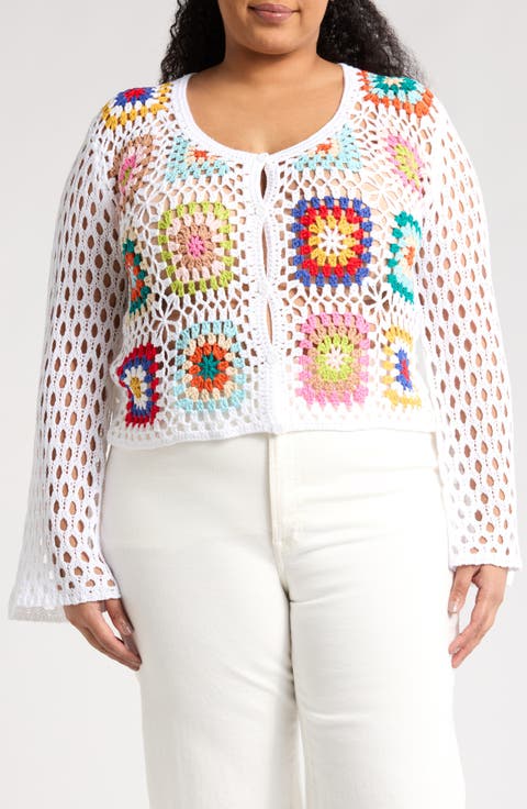 Crochet Square Cardigan