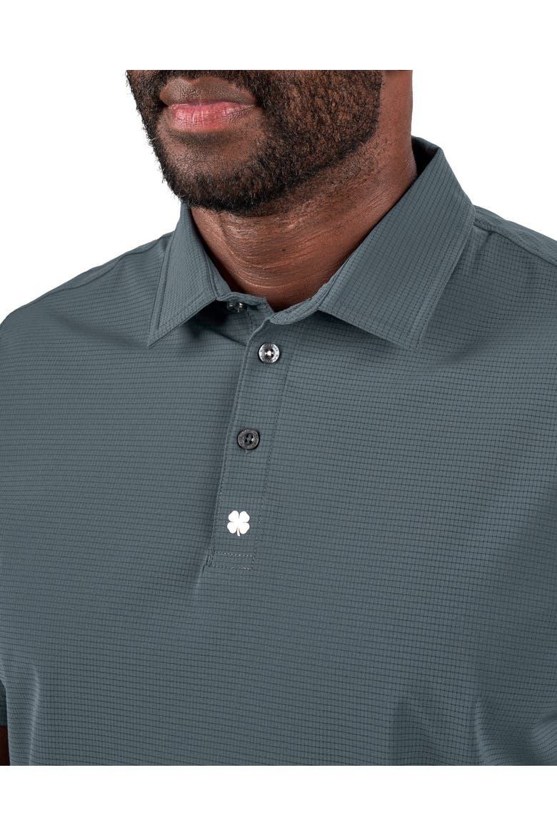 Hallow Polo, Alternate, color, Black Sand