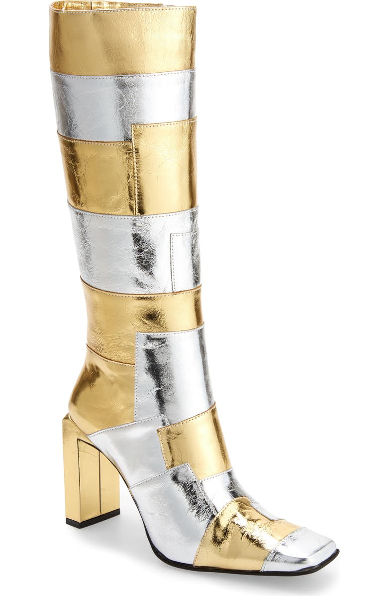 Jeffrey Campbell Lightspeed Patchwork Boot, Main, color,