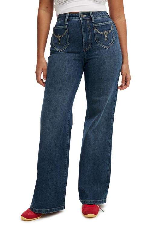 COTTON ON COTTON ON CURVY STRETCH WIDE JEAN