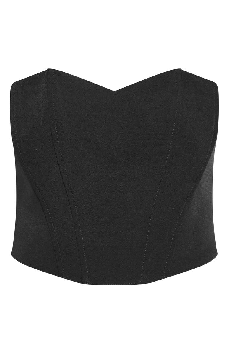 City Chic Alexis Strapless Corset Top, Alternate, color, 