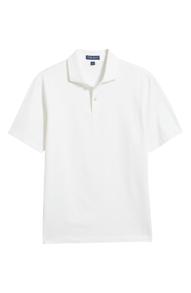 Peter Millar Crown Crafted Albatross Pima Cotton Blend Polo, Alternate, color, White