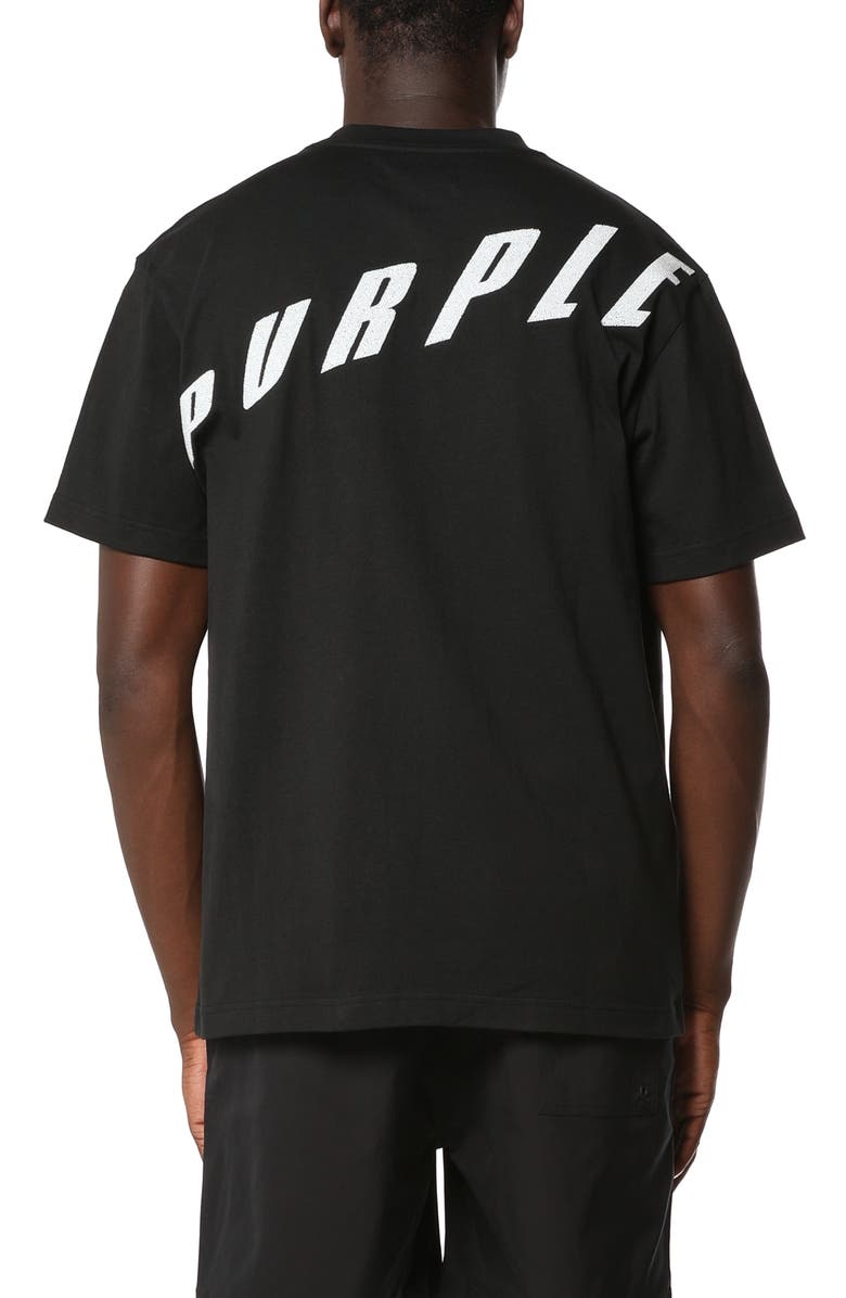 PURPLE BRAND Heavyweight Jersey Graphic T-Shirt, Alternate, color, Black