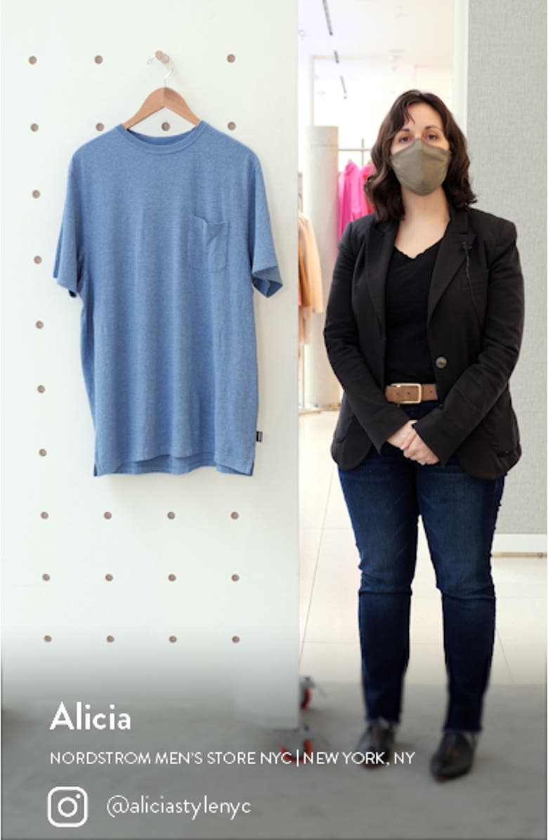 Trail Harbor Stripe Pocket T-Shirt, sales video thumbnail