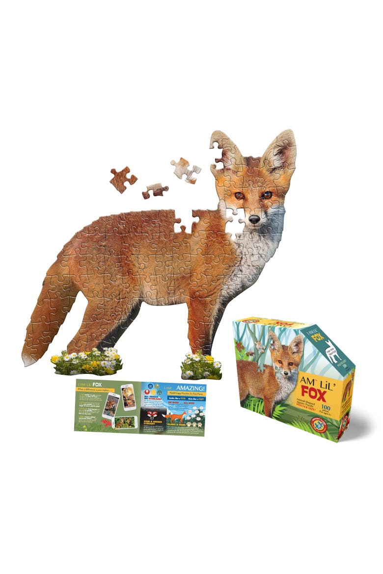 Lil Fox 100 Piece Jigsaw Puzzle, Alternate, color, Multicolored