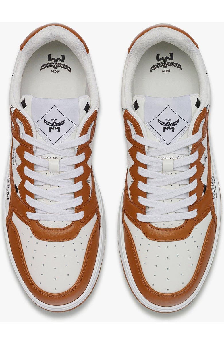 MCM Neo Terrain Lo Sneakers in Visetos, Alternate, color,