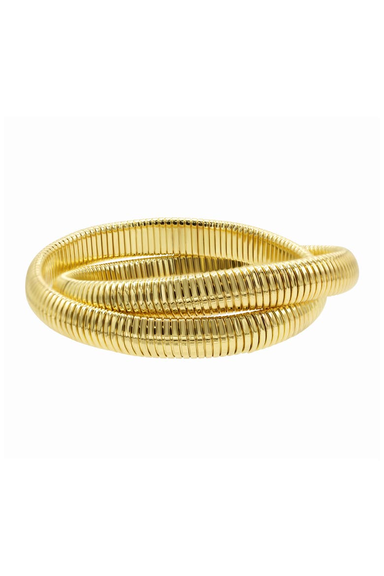 Layered Omega Chain Bracelet, Main, color, GOLD