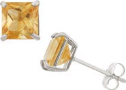 FUZION CREATIONS Princess Cut Stud Earrings