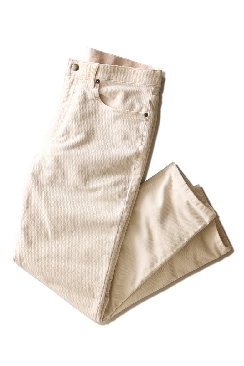 Flex Terry Moleskin 5-Pocket Pants, Alternate, color, NATURAL