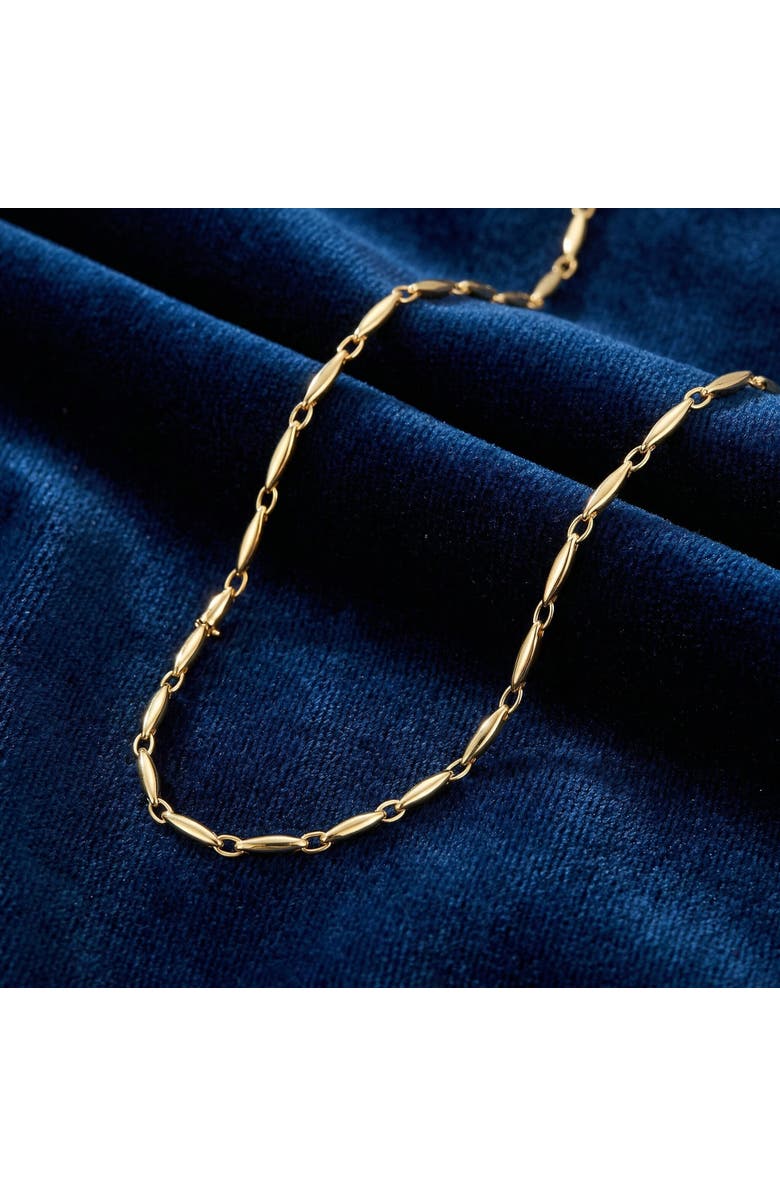 Bliss Diamond 14k Gold Women's 24" Chain Necklace 10 Grams 2.5mm Thick, Alternate, color, 14K Yellow Gold