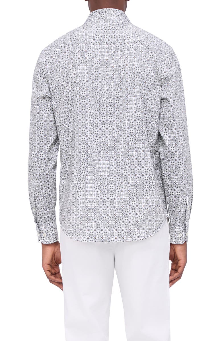 Bugatchi James OoohCotton<sup>®</sup> Medallion Print Button-Up Shirt, Alternate, color,