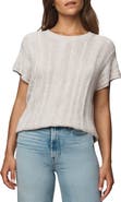 Splendid Raelynn Short Sleeve Pointelle Sweater