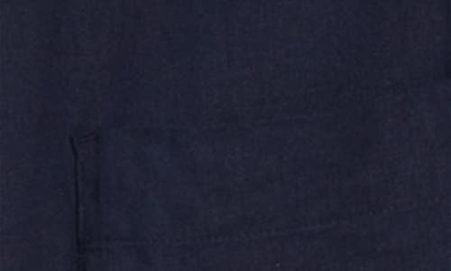 CASLON CASLON® DOUBLE POCKET LINEN BLEND CAMP SHIRT