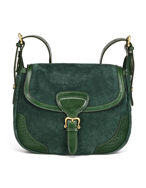 Camellia Genuine Leather Structured Mailbag