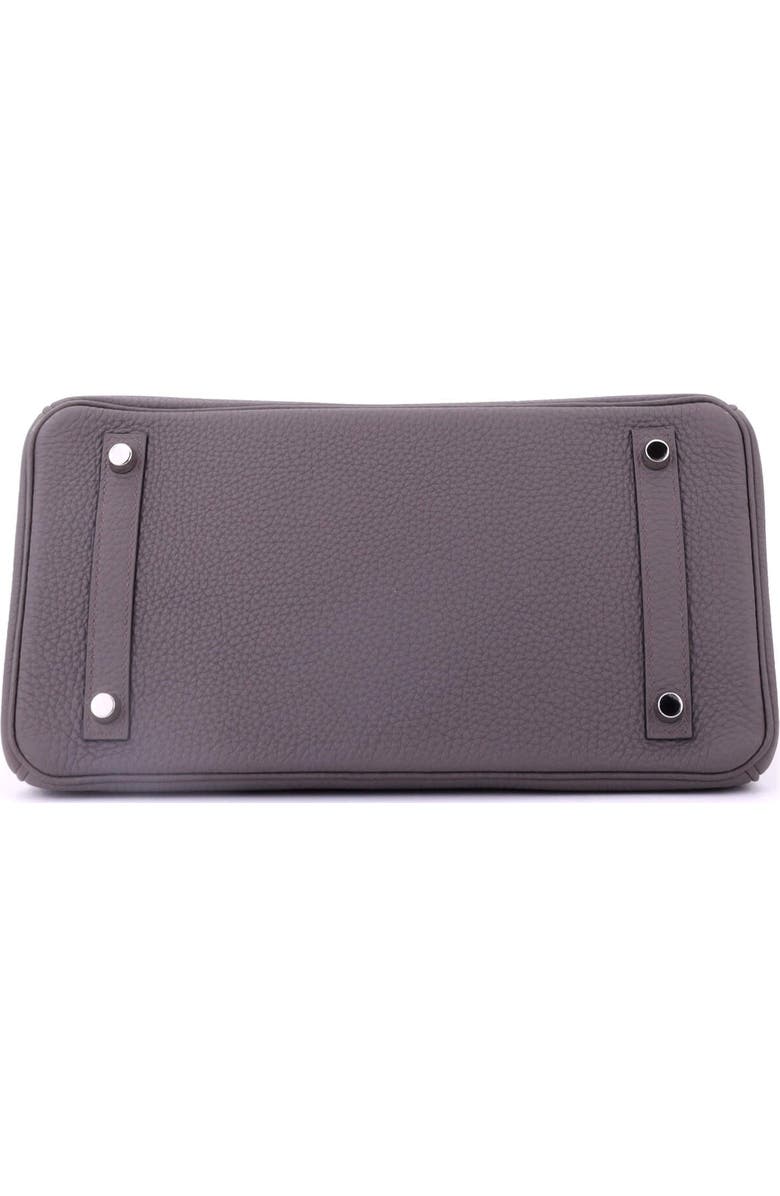 Pre-Owned Hermes Birkin Handbag Grey Togo with Palladium Hardware 30, Alternate, color, Etain