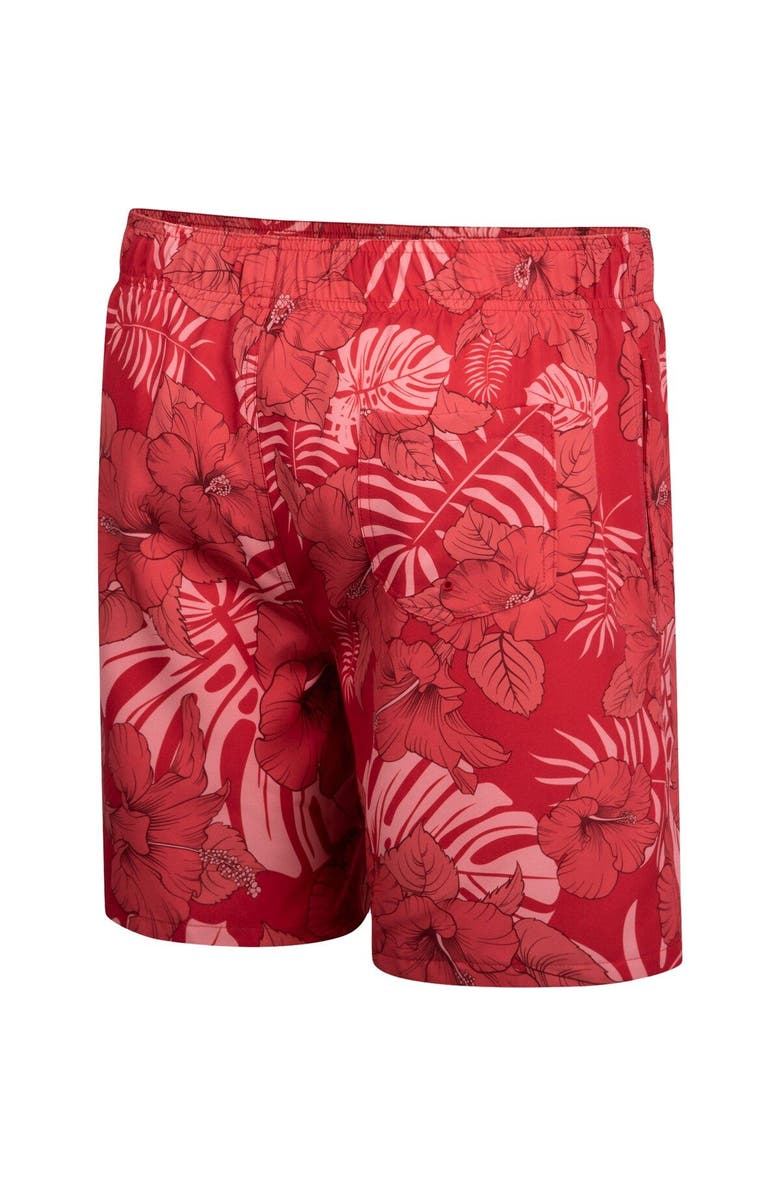COLOSSEUM Men's Colosseum Scarlet Ohio State Buckeyes The Dude Swim Shorts, Alternate, color, 