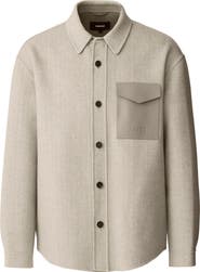 Mackage Emmanuel Double Face Wool Overshirt