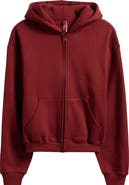 SKIMS Cotton Fleece Blend Classic Zip-Up Hoodie